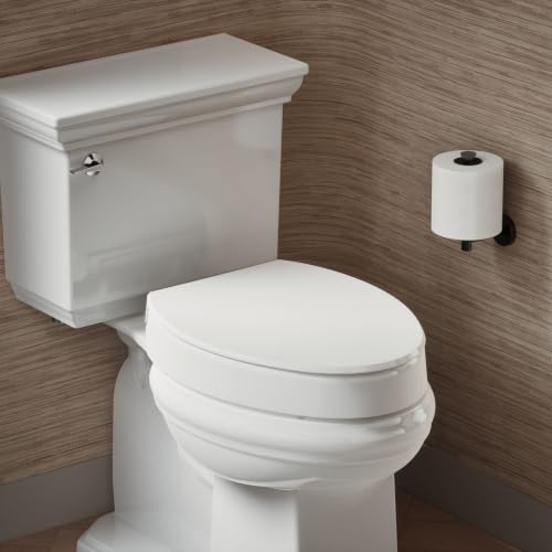 Kohler Hyten 3-Inch High Soft Close Elongated Toilet Seat White