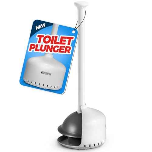 Toilet Plunger with Holder£¬Plungers for Bathroom with Holder, Toilet Plunger Heavy Duty£¬Bathroom Plunger£¬Bathroom Decor£¬Bathroom Accessories£¬Toilet Bowl Cleaners,White
