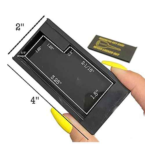 2 Hide A Key Magnetic Under Car Spare Key Holder So You Never Locked Out of Home Shed RV Boat Truck Office Storage Large ABS Case Key Hider Small Valubles Premium Magnet By ALAZCO