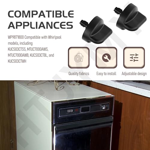 Whirlpool WP9871800 Trash Compactor Rotary Switch Knob – 2 Pack