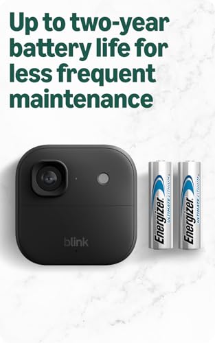 Blink Outdoor 2K+ Wireless Security Camera - Black Add-On Model, Enhanced Video & Audio