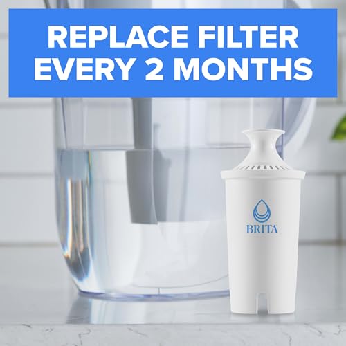 Brita Original Replacement Water Filters - 3 Pack, Standard Model, Fits All Brita Pitchers & Dispensers