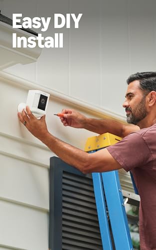 Ring Spotlight Cam Plus Battery Security Camera - White, 1 Pack