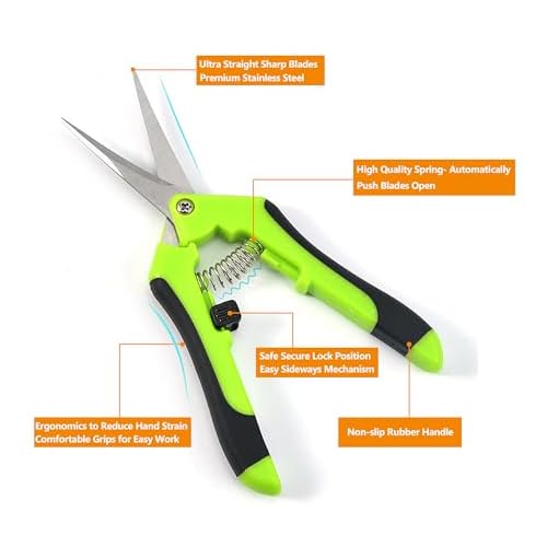 Josteve Plant Repotting Mat, 5Pcs Succulent Tools Mini Garden Small Gardening Tools Indoor, Pruning Shear Gardening Scissor, Hand kit for Bonsai, Cactus, Fairy, Houseplant Transplanting, Seedling