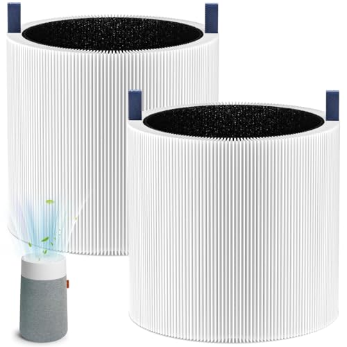 WILERDA Mini Max Replacement Filter for BLUEAIR Blue Pure Mini Max Air Purifier - White 2-Pack