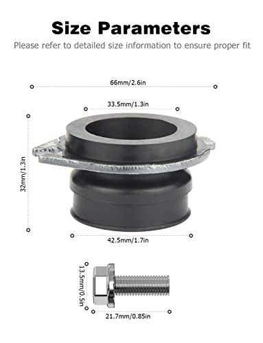Mellbree Flex Coupler for InSinkErator Garbage Disposal Parts 75499 Replacement