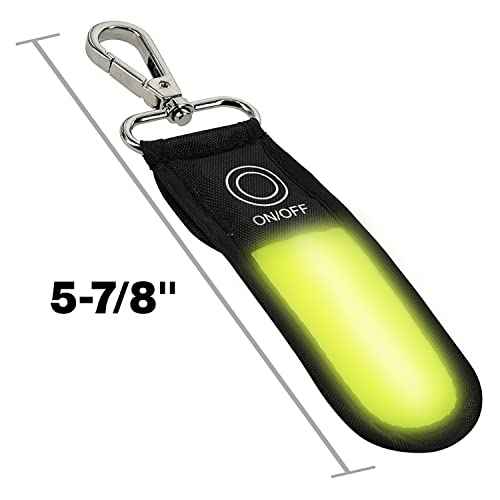 Hillman Reflective LED Safety Light Keychain for Runners, Bikers, Kids and More