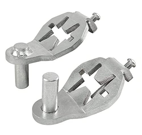 T-Post Gate Hinge Pins - Heavy Duty Gate Hanger, Hang a gate from a Metal T Post, Steel Gate Hinges Target Hanger for Farm Gate, Garden & Backyard Gate, Easy to Install. (Patent)