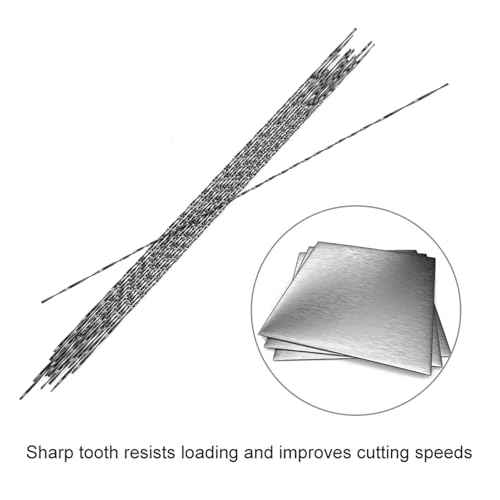 Spiral Scroll Saw Blades, 12 PCS #1 Scroll Saw Blades for Wood Metal Plastic Cutting Sawing Carve 13 cm / 5 inch