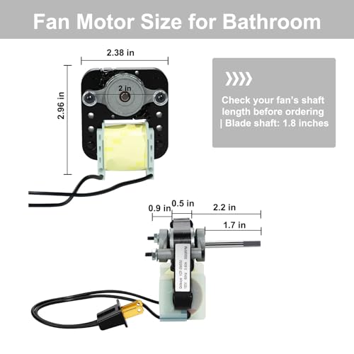 Universal Bathroom Exhaust Fan Motor Kit for Nu-Tone & Broan - Easy DIY Replacement