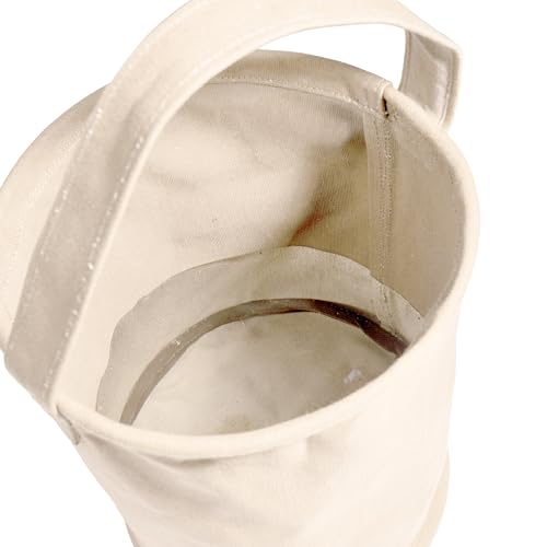 Rothco Medium Canvas Water Bucket – Natural, Durable Portable Water & Tool Carrier