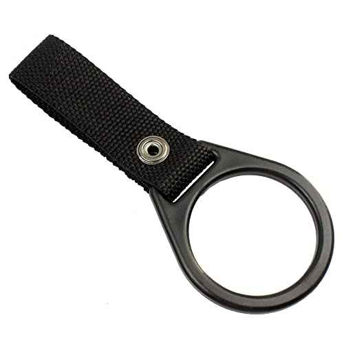 ROCOTACTICAL Police Night Stick Ring Holder, D/C Cell Web Flashlight Holder for Duty Belt, Slide-on Style