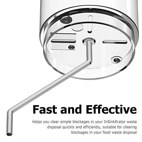 Ullnosoo 2-Pack Garbage Disposal Wrench – Silver, InSinkErator Compatible