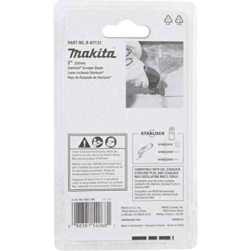 Makita B-67131 2" Starlock¢ç Scraper Blade