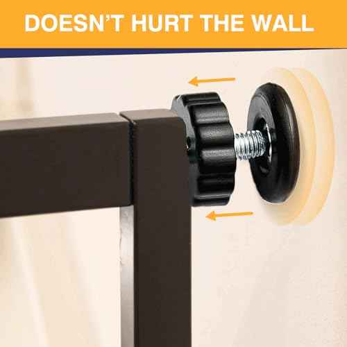 4 PCS Baby Gate Replacement Parts, 8MM Baby Gate Spindle Rods, Hardware Parts Kit for Pet & Dog Pressure Mounted Safety Gates, Extra Long Tension Gate Extender