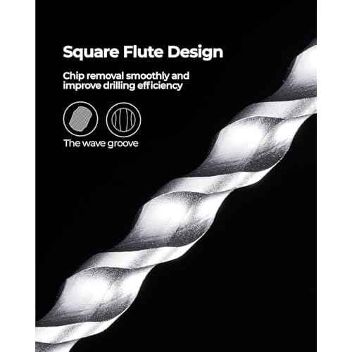 toolant Masonry Drill Bit,SDS Plus Rotary Hammer Drill Bits Set for 3/16" x6inch 2pcs,Carbide Tipped 2-Cutter for Concrete,Masonry and Brick