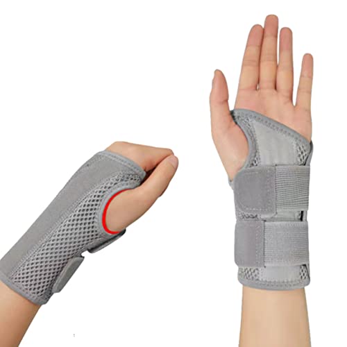 Wrist Brace for Carpal Tunnel Relief Night Support, Hand Brace with 2 Stays for Women Men, Adjustable Wrist Support Splint for Right Left Hands for Tendonitis, Arthritis, Sprains