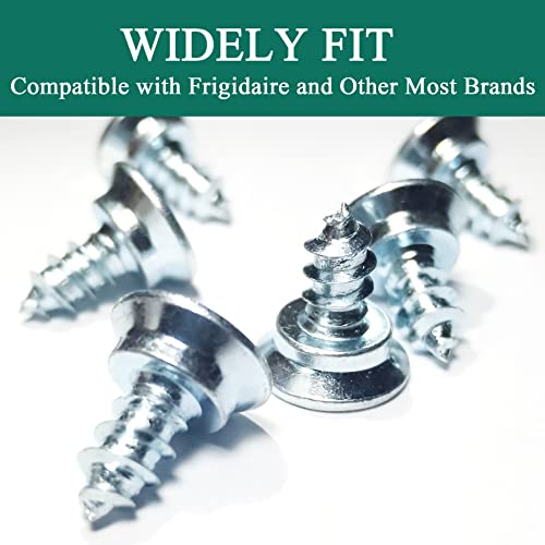 6-Pack Refrigerator Door Handle Screws 240521303 Compatible with Frigidaire & More