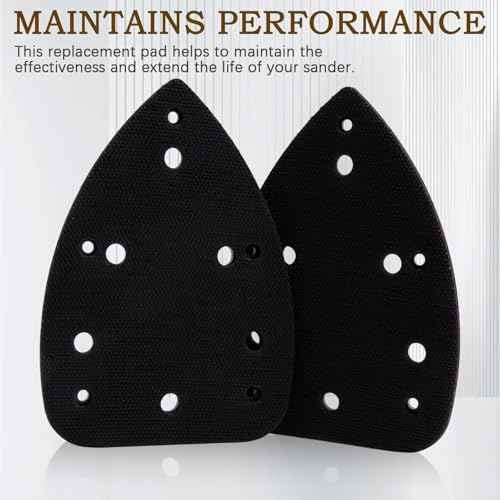 Pack of 2 Mouse Pad Replace for Ryobi 039065005001 Backing Platen Compatible with Ryobi Ridgid Homelite CFS1503G CFS1502 CFS1503 CFS1503K Corner Cat Sander