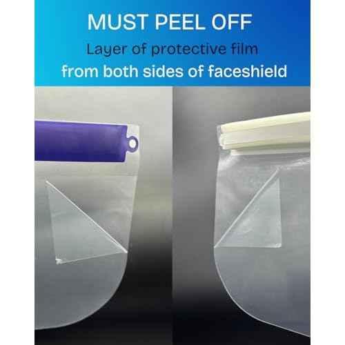 Mystic Romance 10 Pack Face Shields ? Reusable Anti-Fog Full Face Protection ? Clear Safety Gear for Work, Salons & Travel