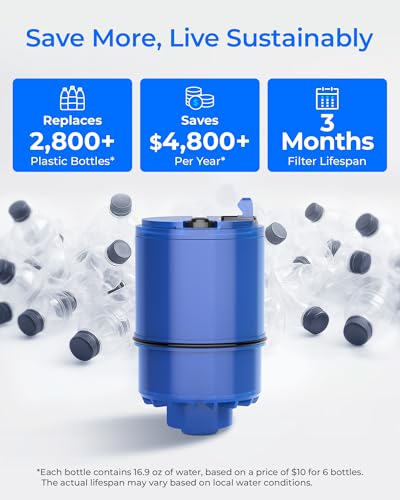 Waterdrop Blue 6-Pack Faucet Filter Replacement for PUR Water Filters