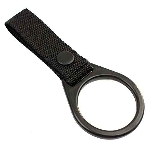 ROCOTACTICAL Police Night Stick Ring Holder, D/C Cell Web Flashlight Holder for Duty Belt, Slide-on Style