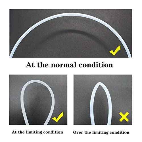 Beduan 4 mm OD Pneumatic Air Line Tubing Nylon Air Hose for Fluid Transfer or Air Brake System 32.8ft (Clear)