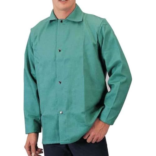 Tillman Unisex Adult Modern 6230 Firestop Welding Jacket 30" 9oz XL, Green, X-Large US