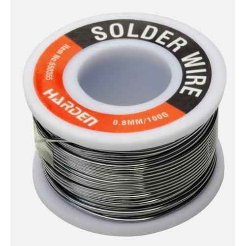 Edward Tools Solder Wire Rosen Core for Electrical Soldering - (.8mm 100grams) - Solder Wire Tin - High Purity - Bright, Clean, Less Welding Residues