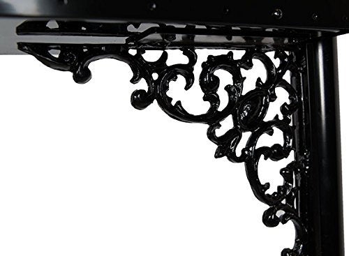 ADDRESSES OF DISTINCTION Oak Mailbox & Post Kit – Black Mailbox System – Includes Address Plaque, Bracket & Mounting Hardware – Rust Resistant Metal Mailbox with Decorative Finial