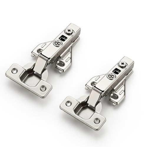 Ravinte Full Overlay Cabinet Door Hinges 105° - 2 Pack, Soft-Close, Adjustable