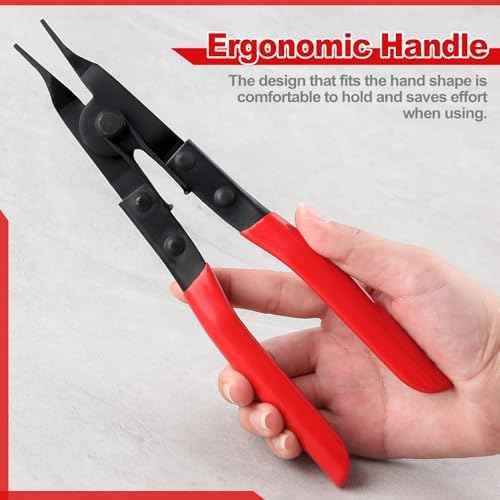 Angle Tip Lock Ring Pliers Lock Ring Pliers Snap Ring Pliers Flat Nose Retaining Ring Pliers Ring Opening Pliers Special Circlip Plier Spreader Pliers for Transmission Transfer Cases