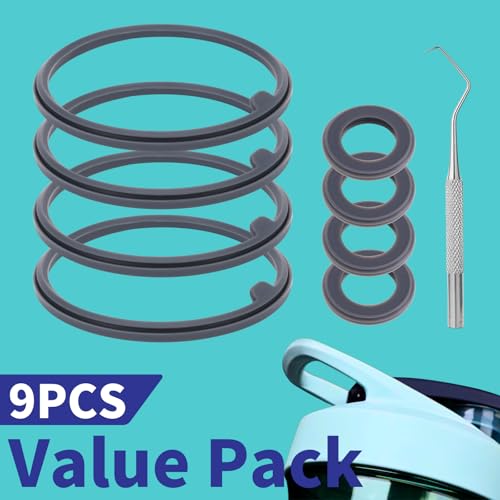 YINORD BlenderBottle Strada Gasket Replacement Kit — 8+4 Pcs Silicone Bottle Seals