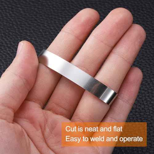 HARFINGTON Nickel Strip 0.1mm x 8mm (16.4ft / Roll) Nickel Plated Steel Strips for Lithium Battery Packs Car Nickel Tap for Cell Battery Pack Spot Welding and Soldering, Silver Tone