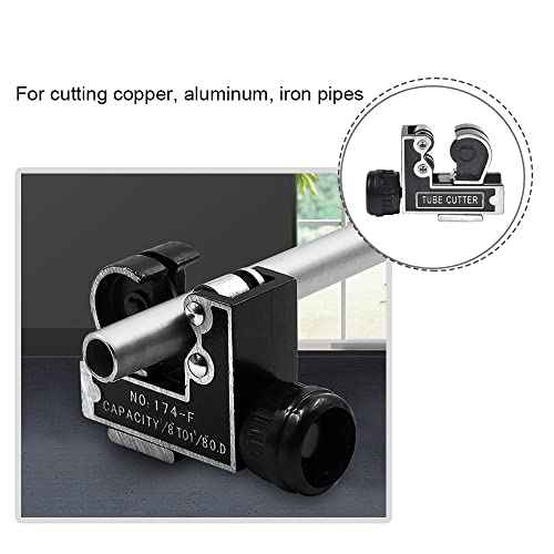 Mini Steel Tube Cutter Tool£¬Mini Pipe Cutter 1/8 to 1-1/8 Inch (3-28 mm)£¬ Tube Pipe Cutter for Copper Brass Aluminum,Thin Stainless Steel Tube