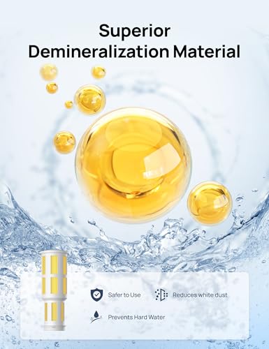 DREO Demineralization Cartridge 3-Pack for Humidifiers HM311/524 – Reduces White Dust