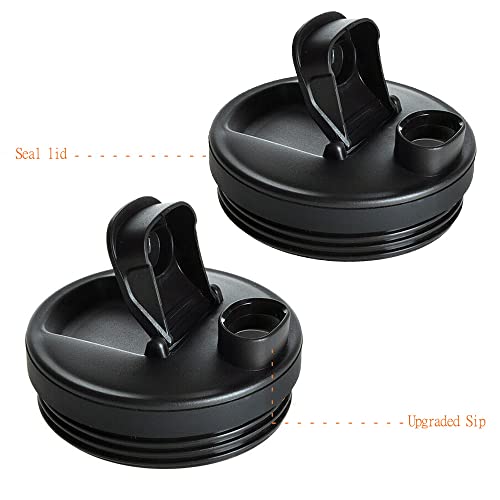 24OZ Ninja Nutri Blender Replacement Cups with Upgraded Sip & Seal Lids (2 Pack) INFIAURO