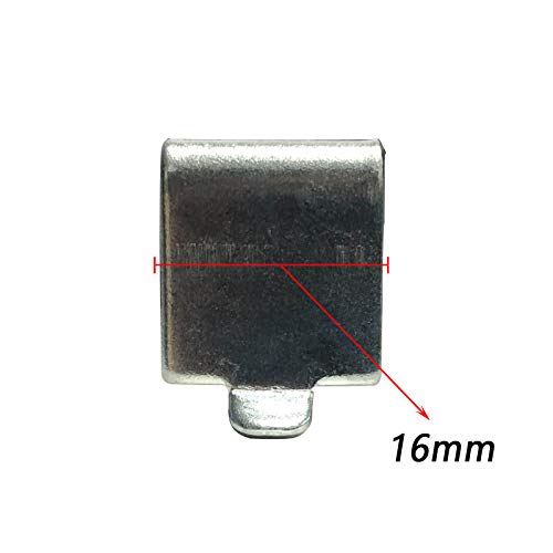 Bueyfolt Adjustable Steel Pilaster Shelf Support Clips - 14 Pieces