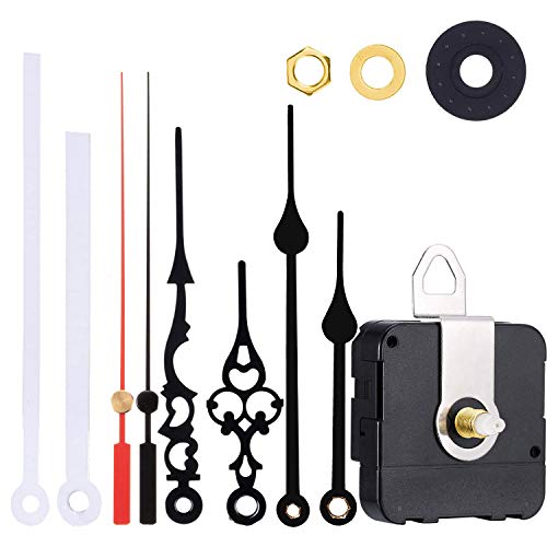 Satisfounder 1 Piece 13mm Quartz Wall Clock Movement with 3 Hands - DIY Repair Parts