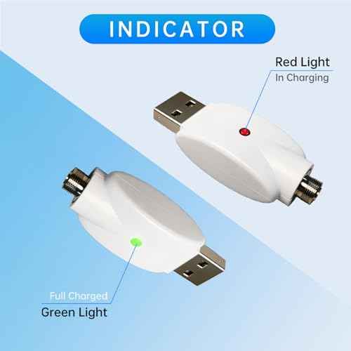 2 Pcs Replacement Tip Chargers for Wireless Soldering Iron - Charger with LED Indicator - Usable for ELMCONFIG, for JYJZPB, for Aigogo & More Soldering Iron Devices with Thread Tips