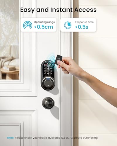 Veise VK01 RFID Key Fobs 13.56MHz for Smart Locks, 3 Pack