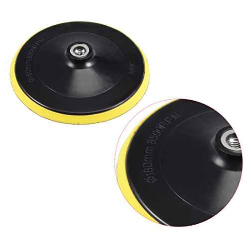 uxcell 7" Hook and Loop Backing Pad Sanding Polishing Backer Plate with M14 Female Thread for Random Orbit Sander Polisher Buffer