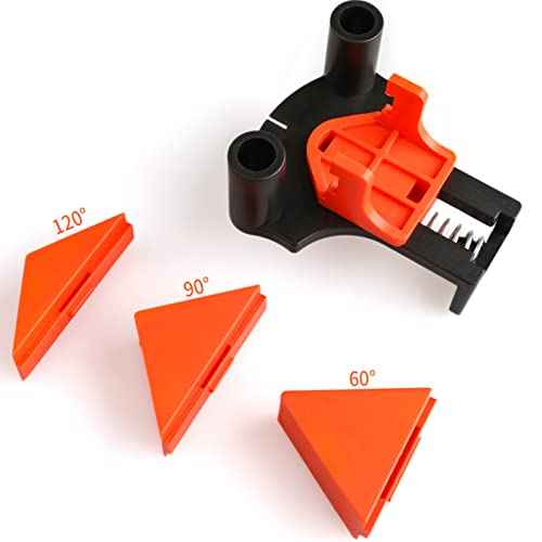 Corner Clamp for Woodworking - 60/90/120¡Æ Multi-Angle Adjustable Spring Clamps (4Pcs) - Woodworking & Photo Framing Tools, Gifts for Men/Dad/DIYers