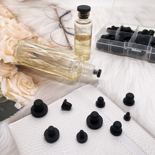MONEXIO Black Silicone Rubber Hole Plugs Set - 9 Sizes T-Type Waterproof Caps