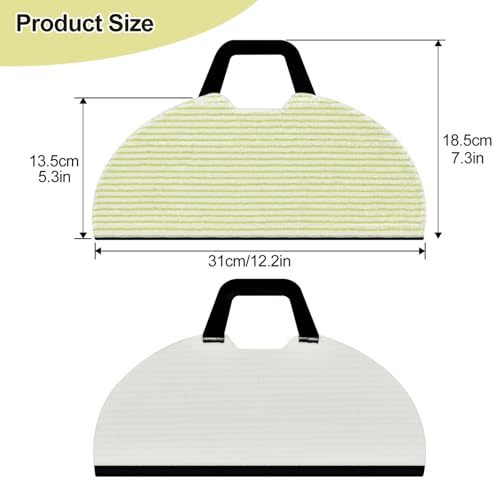 6 Pack Vacmop Replacement Pads for Shark RV2610WA AV2610WA AV2620WA AV2630WA RV2410WD Matrix Plus AI Ultra 2-in-1 Robot Vacuum Mop