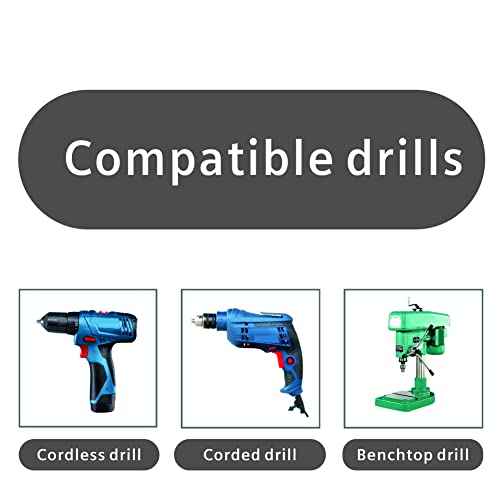 Brad Point Drill Bits 6mm (1/4") Wood Drill Bit Set Woodworking Drills High Carbon Steel for Furniture Hardwood Softwood Cupboard Wardrobe 5 Pack
