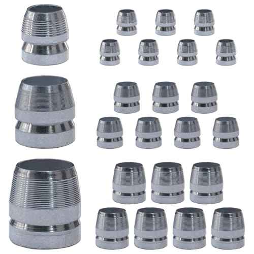 21 PCS Round Axe Handle Wedge Safety Metal Wedge Hammer Handle Wedges for Axe Hammer Sledge (0.31/0.39/0.47 Inch)