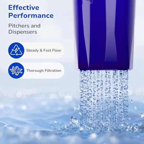Fil-Fresh 4-Pack NSF Certified Water Filter Replacements for PUR Pitchers – PPF900Z Compatible