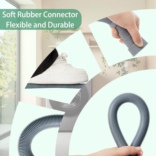 MAREKINEKO 6.5ft Universal Washing Machine & Dishwasher Drain Hose Extension with Clamps