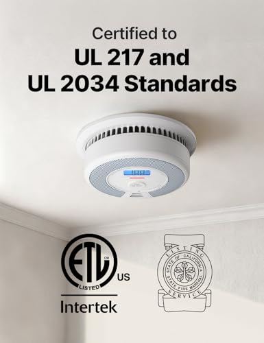 X-Sense 2-in-1 Smoke & Carbon Monoxide Detector Combo, 1-Pack